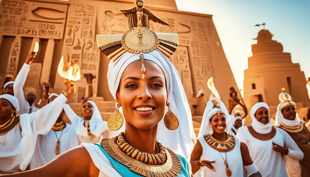 Nubian religious practices in ancient Egypt