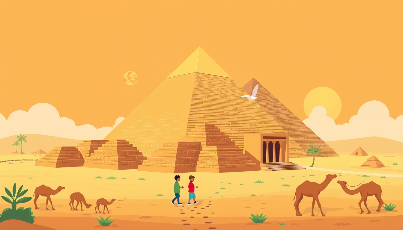 Discover the Wonders of Ancient Egypt: Fun Facts About the Great Pyramids of Giza for Kids!