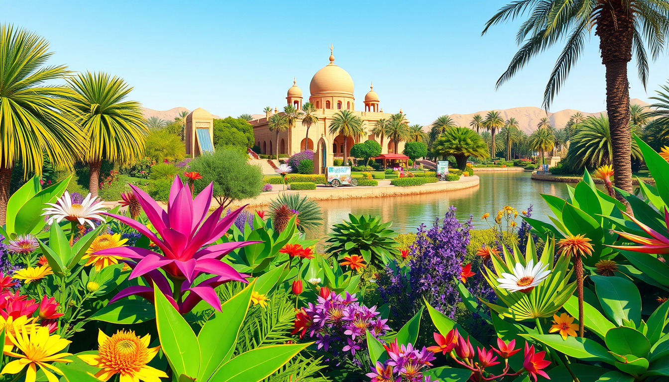 Exploring the Lush Wonders of Aswan Botanical Garden: A Hidden Gem on Kitchener's Island, Egypt