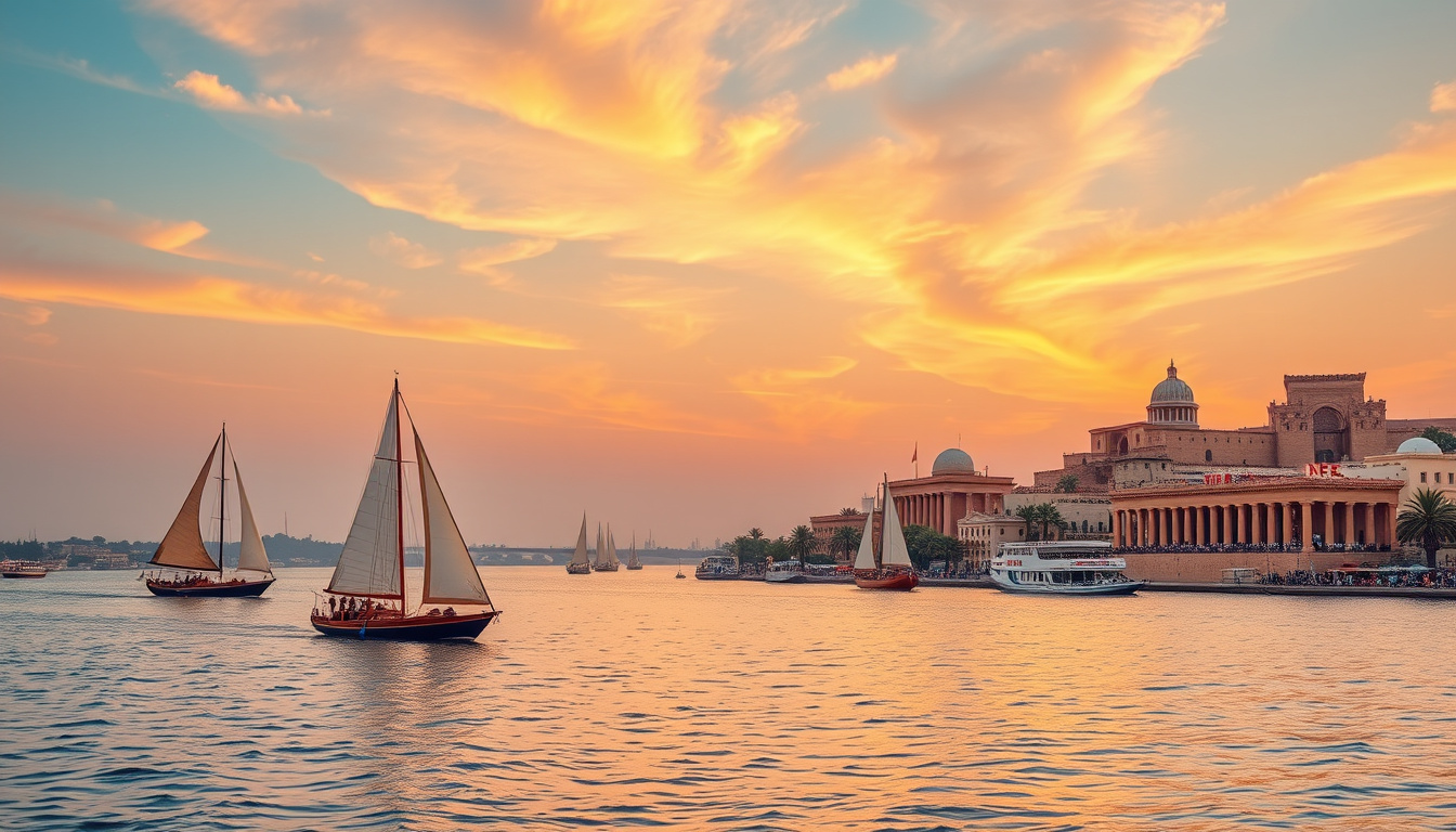 Journeying the Majestic Nile: From the Serene Aswan to the Historic Alexandria