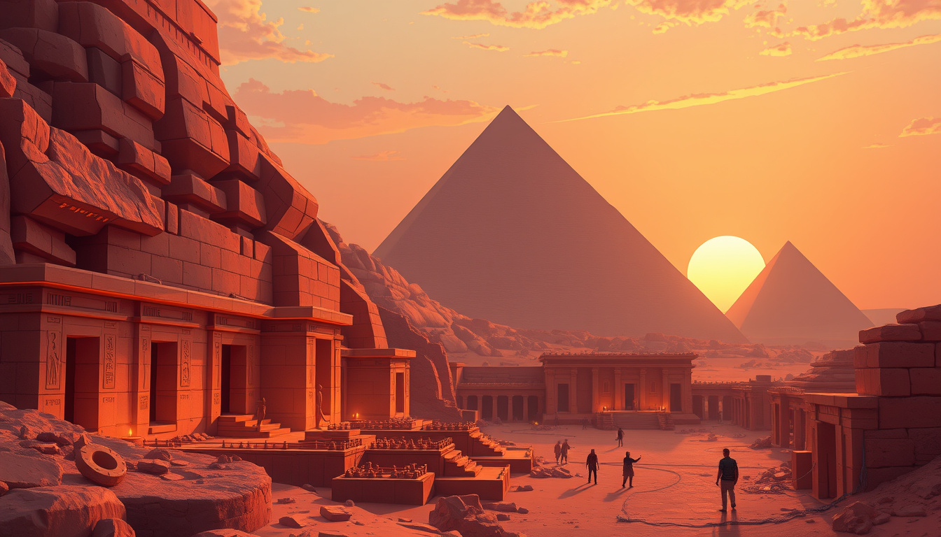 Unearthed Secrets: The Ancient City That Lay Beneath the Pyramids for 4,500 Years