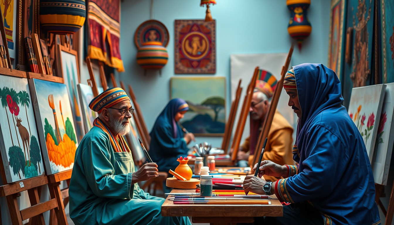 Exploring the Vibrant World of Egyptian Painters: Masters of Color and Culture