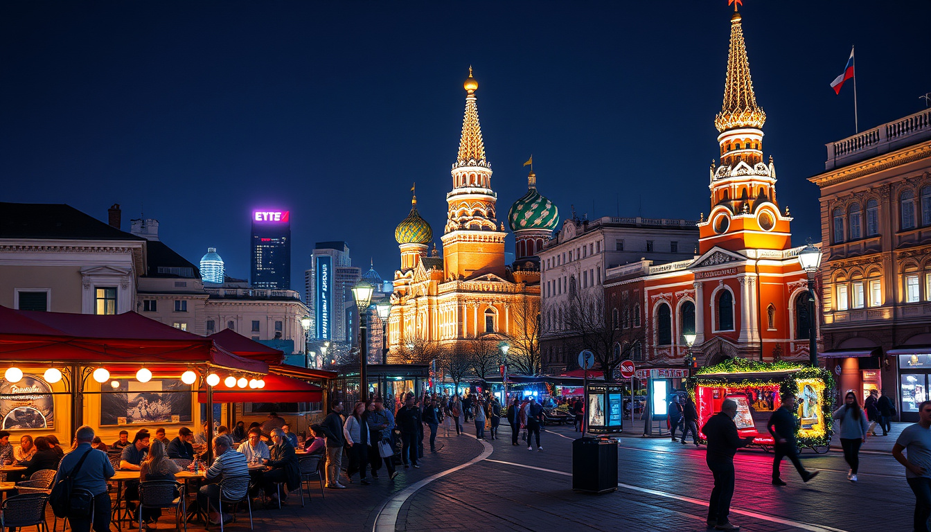 Exploring Moscow’s Enchantment: A Captivating Journey Through the City’s Nocturnal Playground in 2025