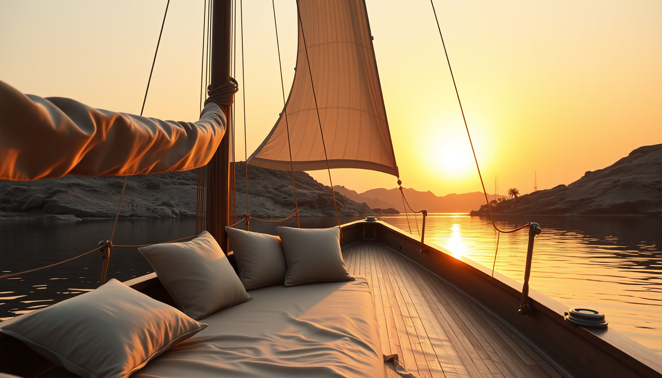 Experience Ultimate Relaxation on a Luxury Nile Felucca Cruise