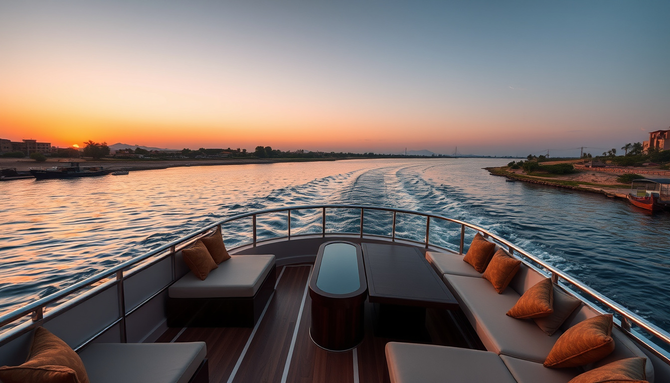 Experience Ultimate Comfort on a Luxury Nile Houseboat Cruise