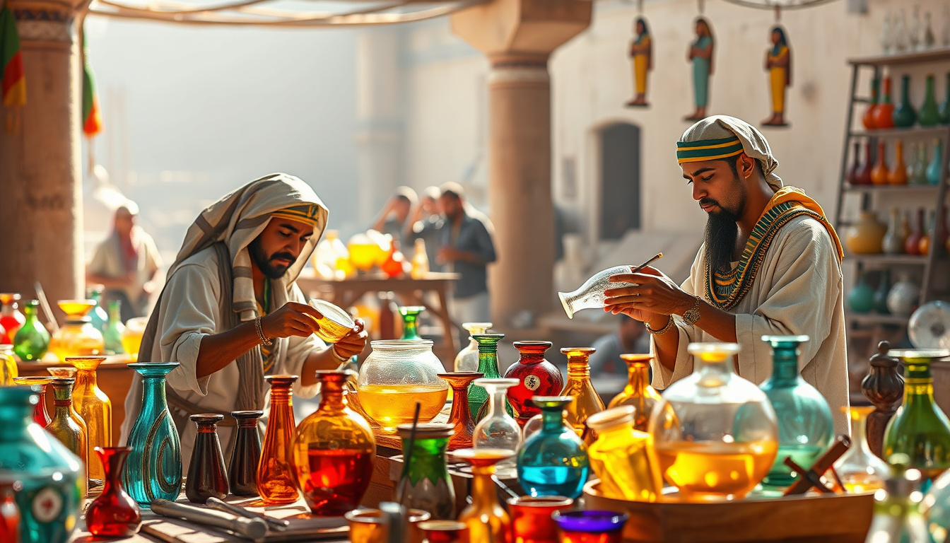 Unveiling the Secrets of Ancient Egyptian Glassmaking: Craftsmanship and Techniques