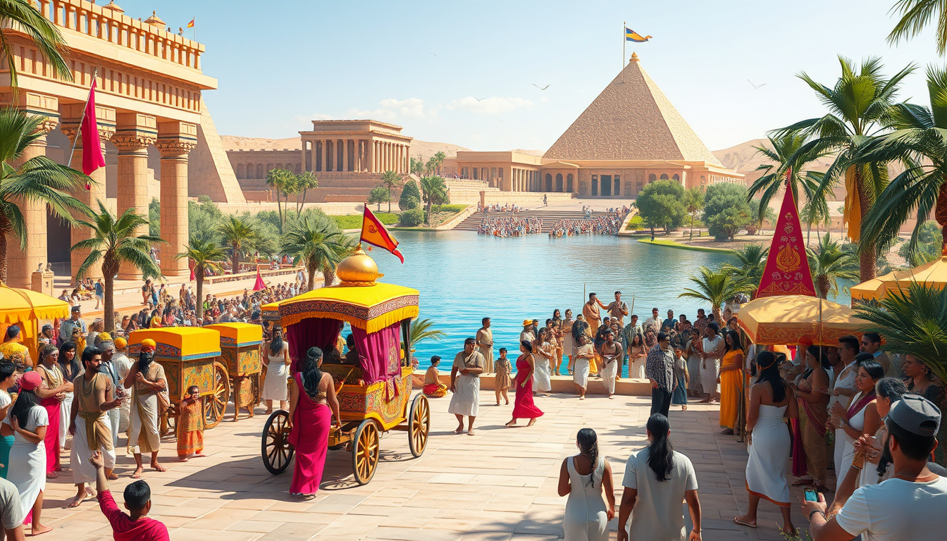 Discover the Mysteries of the Ancient Egyptian Opet Festival: A Celebration of Love and Renewal