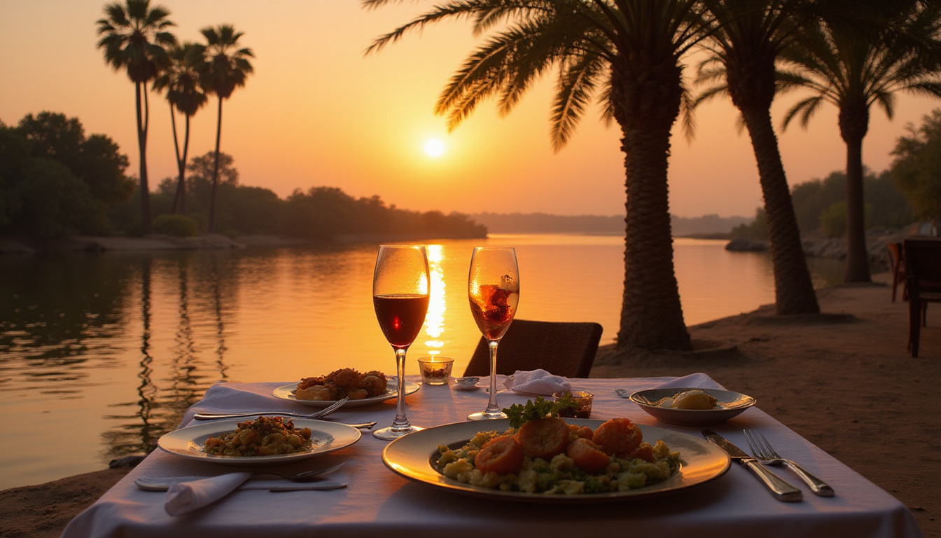 Experience an Unforgettable Nile Sunset Dinner with Stunning Views and Cuisine