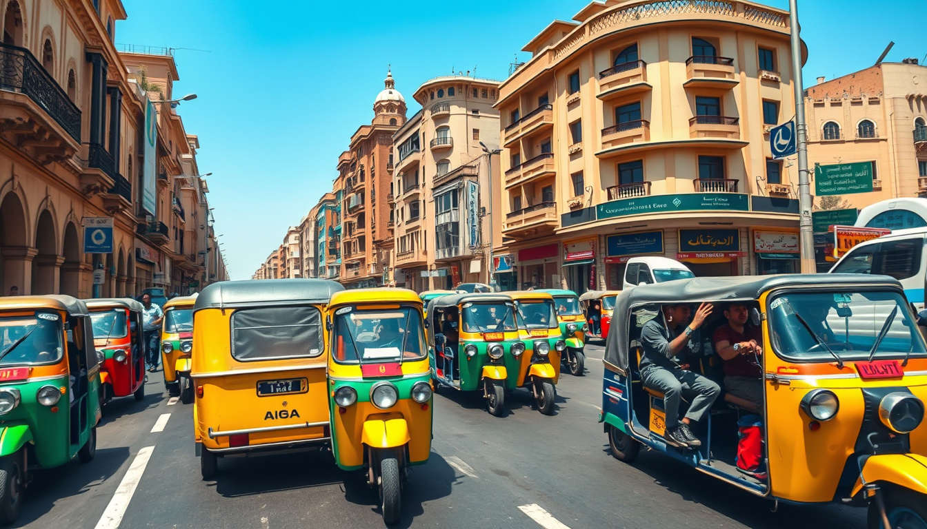 Cairo Cracks Down on Tuk-Tuks: New Ban Aims to Revolutionize City Traffic Safety