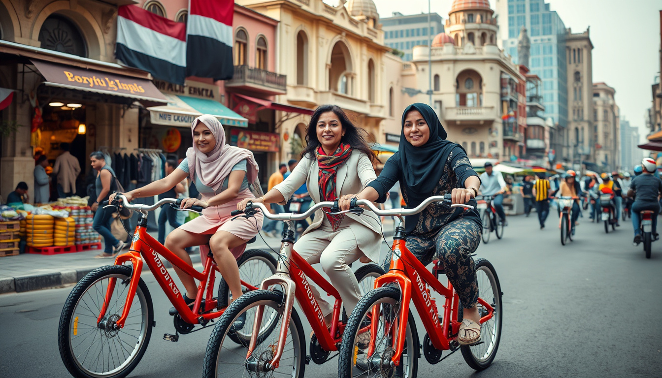 Empowering Women in Egypt: The Revolution of Dosy Bikes and Its Impact on Mobility