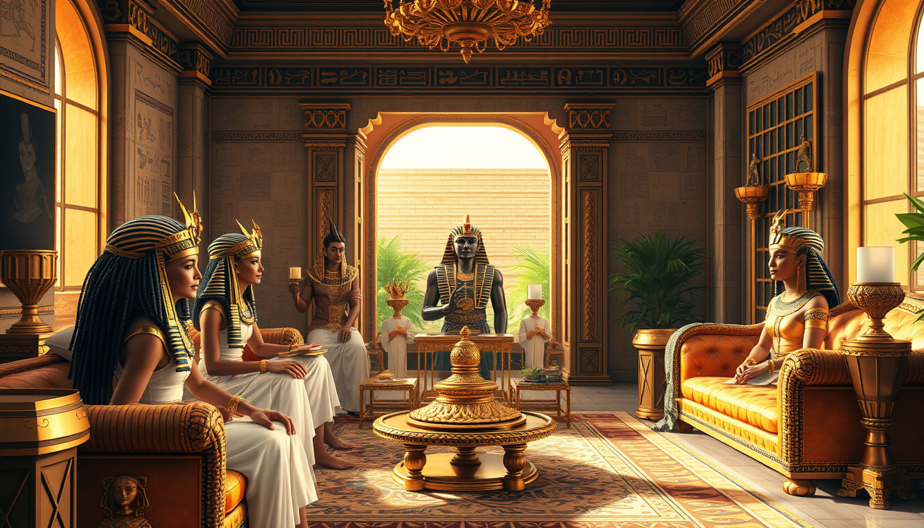 Inside the Luxurious Lives of Ancient Egyptian Royals: A Glimpse into Pharaohs' Extravagance