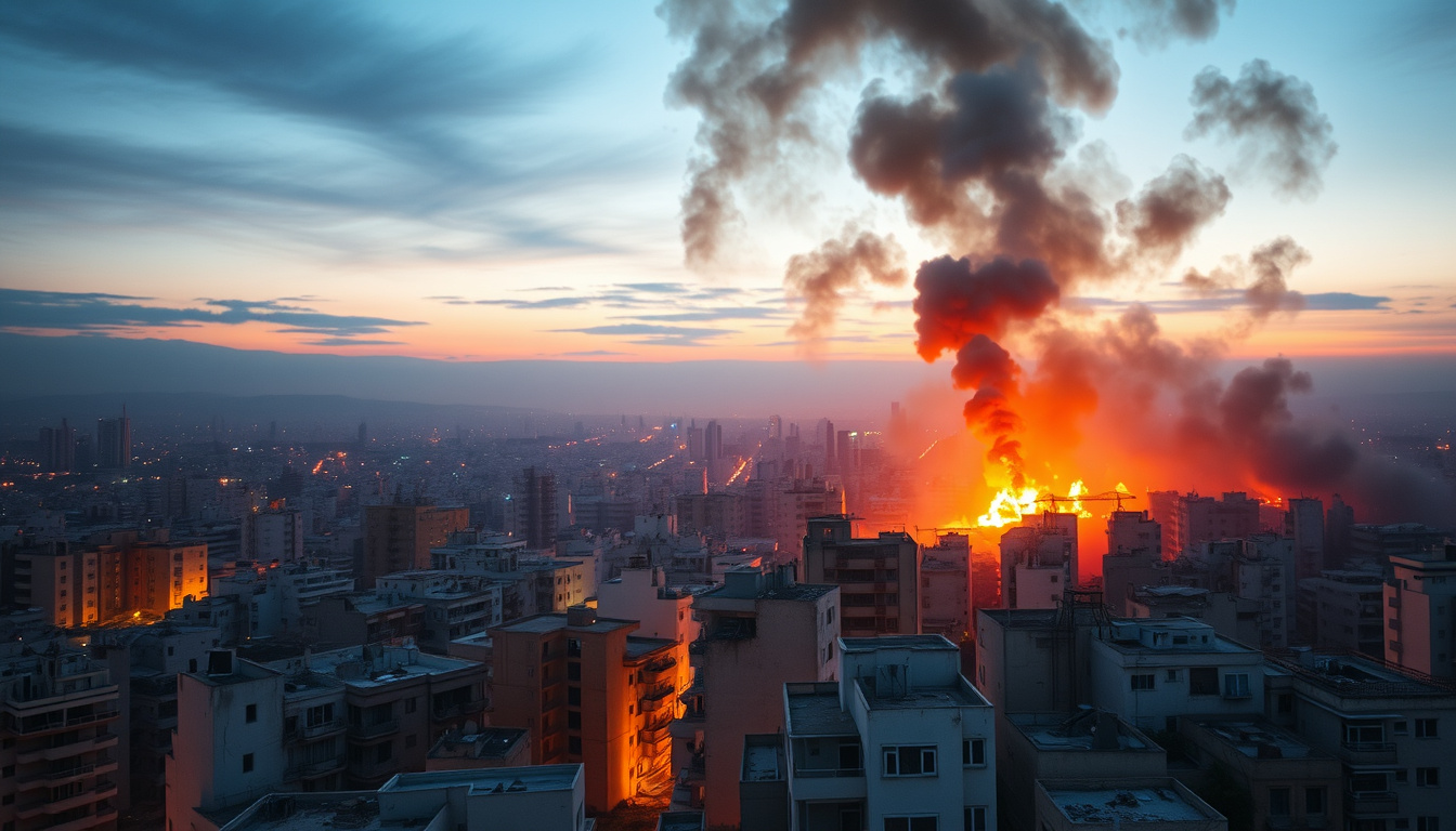 Israel's Devastating Airstrikes on Beirut: A Major Blow Amidst Fragile Ceasefire with Iran