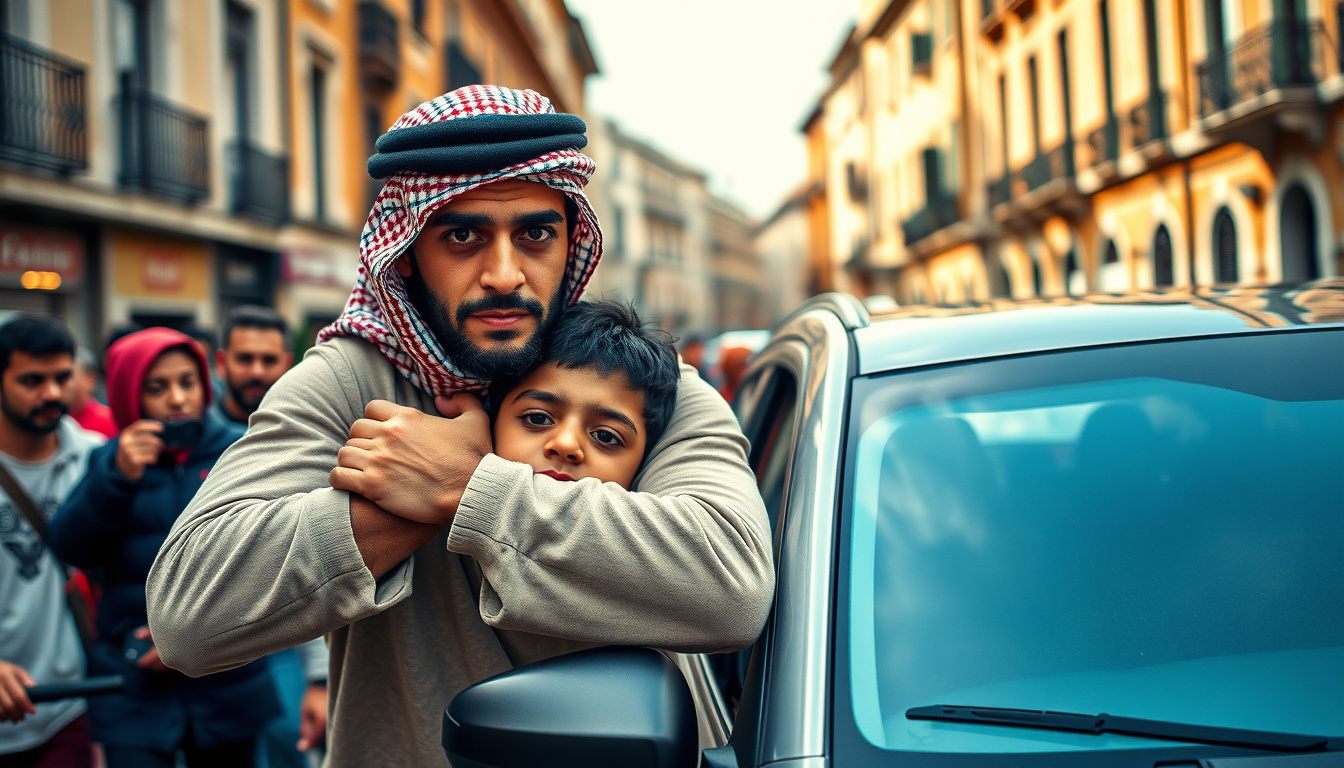Bravery in Action: Egyptian Father and Son Heroically Thwart Car-Ramming Attack in Italy