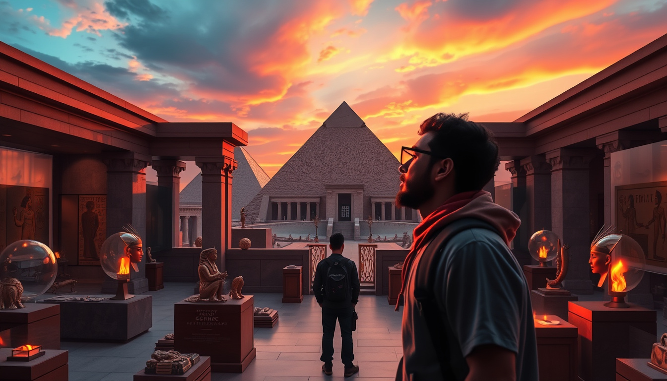 Giancarlo Esposito's Enchanting Visit to the Grand Egyptian Museum and the Pyramids of Giza: A Historic Journey