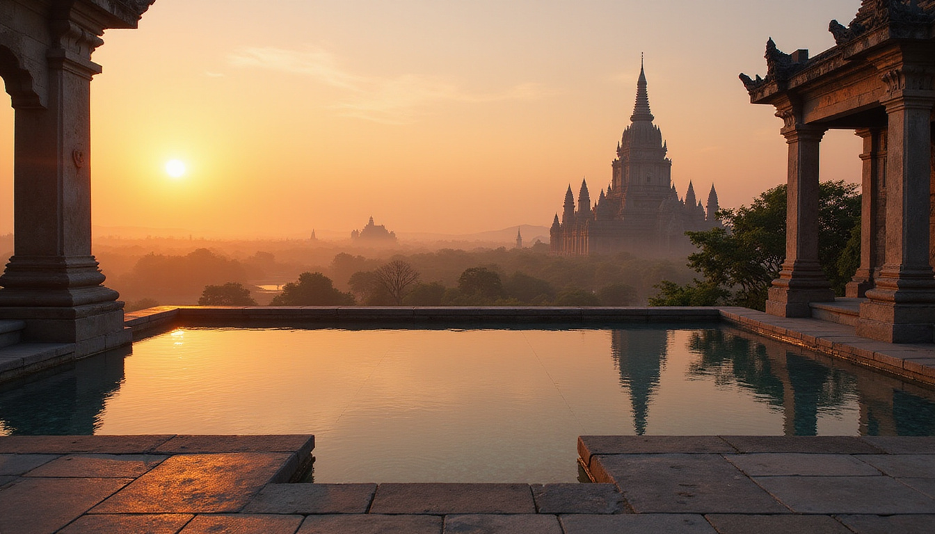 Temple view hotels: Where Luxury Meets Ancient Splendor and Sunrise