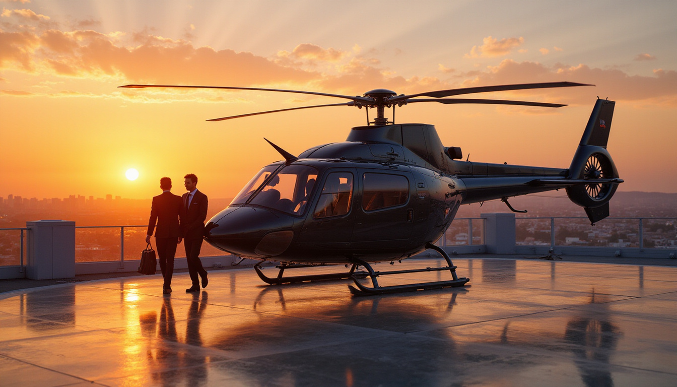 Helicopter transfers: How to Book Fast Luxury Airport Connections
