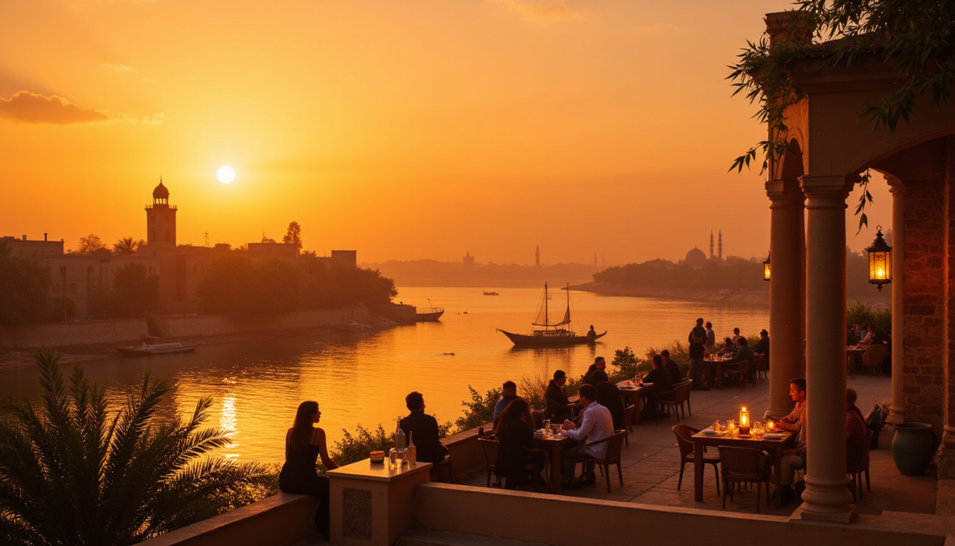 Nile view Rooftops: Discover Cairo's Best Sunset Dining Spots